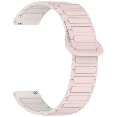 22mm Magnetic Silicone Shaped Watch Strap Premium Smartwatch Replacement Band Multiple Colors Comfortable Durable